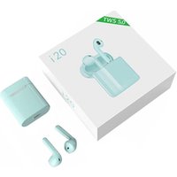 2019 Colorful BT v5.0 i20 TWS Dual calling ture stereo wireless headphones for smart mobile phone