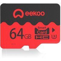 High Speed eeKoo U3 64GB for Micro SD Memory Card,Minimum Write Speed 30MB/s, Flagship Version TF SD Memory Card