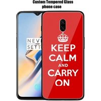 Luxury Phone Case Customised Fancy Glass Cell Phone Case for OnePlus 6/6T Phone Case Printing Dropshipping
