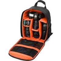 Camera Case Waterproof Shockproof for SLR/DSLR Camera Lens and Accessories Black