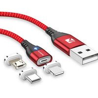 FLOVEME 2019 Free Shipping Structural circuit protection design fast charging cable micro usb led usb magnetic cable