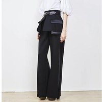 Line Belt Skirt Trouser Set
