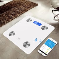 2019 Trend Alibaba Tiansheng Digital Hot sale Beauty Smart Bluetooth Body Fat Scale With Fitness APP Support Bluetooth 4.0