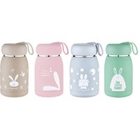 Best Selling Products Creative Cartoon 320ml Insulation Vacuum Flask 304 Stainless Steel Children Water Bottle With Handle Lid