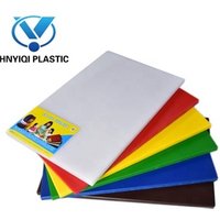 Food Grade PE material plastic cutting board kitchen chopping board colored cutting boards