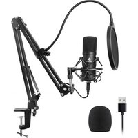 MAONO professional audio stereo mic studio microphone with microphone stand