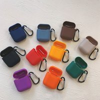 Earphone Silicone Case for apple airpods case for airpods multi-color cover Colorful case Earphone Protector for apple airpod