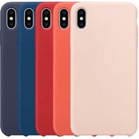 2019 Hot Sale Silicone Phone Case for iPhonexsmax xr Cell for iphone6s 8plus Mobile Phone Case for Apple Liquid Silicone Case