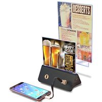 Original Factory Wholesale Table Menu Holder Stand Powerbanks Universal Mobile Phone Usb Charging Station Hot Selling