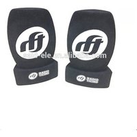 10 pcs printing logo mic foam windscreen logo design microphone sponge cover for TV station