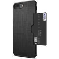 Card Slot Luxury Design Wallet Cover Case Shockproof PC Back Cover Protective Cell Phone Accessories for iPhone Series