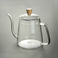 Glass Gooseneck Pour Over Coffee Drip Pot
