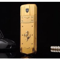 Ultimate Luxury Leather Metal Mini Mobile phone Business Bar phone for Men Women A8