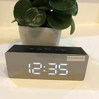 Creative multi-function makeup mirror LED Digital Alarm Clock for Bedroom Kitchen Hotel