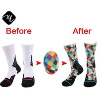 3D Digital Printed Sports Basketball Thick Sublimation Socks