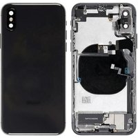 For iPhone XS Battery Back Housing Frame Bezel With Small Parts Assembly Silver Black