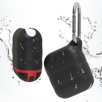 Air pods Waterproof Case Cover, Silicone Protective Shockproof Skin Compatible for Apple Air Pods Charging Case
