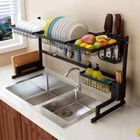 Stainless Steel Kitchen Organiser Set Drying Rack