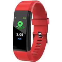 IP68 Big colorful watch bT 4.0 blood pressure heart rate fitness sport 115 Plus smart bracelet dropship watch smart bracelet