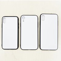 Blank White Back PC+TPU Cell Phone Case UV Printing Phone Case for Iphone X/XR/XsMax Custom Painting Phone Case