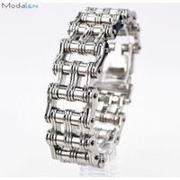 OEM ODM mens stainless steel bike chain bracelet, bracelet hand chain for men