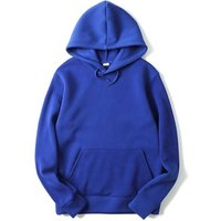 Plain Hooded Sweatshirt Autumn