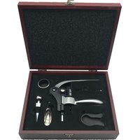 Wooden Box Wine Accessories Gift Set