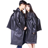 Outdoor Travel Hiking Hooded Eco-Friendly adults eva long raincoat