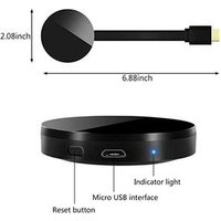 Wifi Display Dongle - 2.4G + 5G Wireless 4K HD Display Adapter, Mini Mirror Device Support Miracast AirPlay DLNA for Android