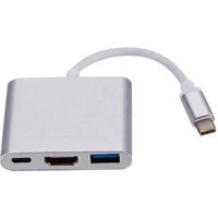 Aluminium 3 in 1 usb type c to hdmi High quality usb-c to hdmi Factory price usb 3.1 type c to hdmi