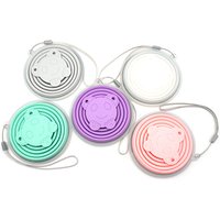 Eco-friendly Portable Folding Collapsible Water Tea Cup Silicone Travel Foldable Cups