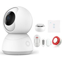 Wireless Alarm System wifi Home Security android iOS Smart life app control Compatible with IP camera