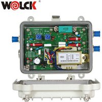 CATV 34dB Signal line Amplifier Hot sell Outdoor RF Amplifier with 2 output