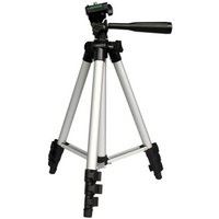 Professional aluminum video tripod camera with fluid ball head