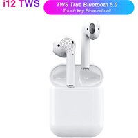 i12 TWS Touch control Mini 1:1 Air Wireless Bluetooth 5.0 earphones pods headset i12 TWS earbuds