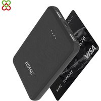 Super flat small portable ultra slim mini 5000mah power bank charger 5000 mAh powerbank for phones