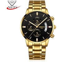 NIBOSI Mens Watches Top Brand Luxury Military Sport Quartz Watch Men Waterproof Male Sport Clock Wristwatches Relogio Masculino