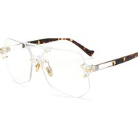 Fancy rimless eyewear spectacle glasses optical frames