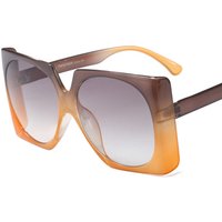 Big Fashionable Women Sun glasses Geometric Oversized Shield Sunglasses