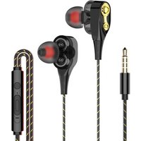 Mobile handsfree earphone wired 3.5 headphone Wired Earbuds With Mic