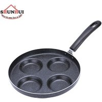 Aluminium Nonstick 4 Cup Egg Frying Pan Gas & Electric Hobs