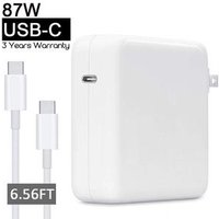 87W USB C Power Adapter Charger Compatible with MacBook Pro Include Charge Cable