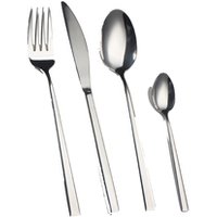 Stainless steel 4 piece shiny airline cutlery set