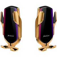 10W Car Mount R1 Wireless Charger Infrared Smart Sensor Automatic Air Vent Holder Fast Wireless Charger