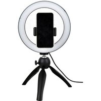 13'' 18w Selfie Ring Light Led Dimmable Usb Ring Lamp In Photography Lighting With Mini Table Tripod & Cell Phone Clip Kit