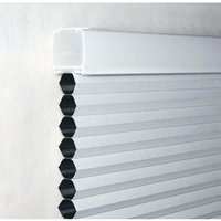 Freely pullable heat insulation UV protection noise prevention pleated plisse cellular fabric window cordless honeycomb blind