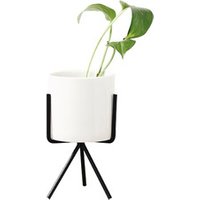 1 PC Nordic Style Ceramic Iron Art Vase Minimalism Flower Vases Green Plant Flowerpot Coffeehouse Coffeehouse Home Decoration