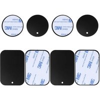 Hot Seller Rectangular and Circular Strong Sticky Adhesive iron Plates Metal Plate For Magnetic Car Holder Phone Mount