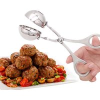 Amazon Top Seller New Product Non-stick Kitchen Gadgets Fashion 304 Stainless Steel Pellets Mashed Potatoes Meatballs Clip