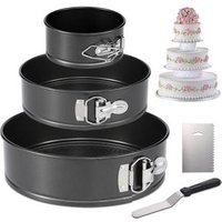 Carbon Steel Non Stick Springform Pan Set 3